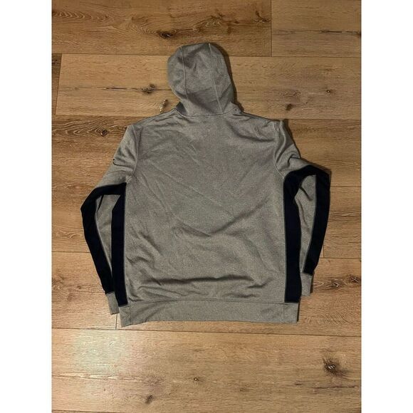 Nike Mens Gray Therma-fit Pullover Hooded Athletic Sweater Size Large - Picture 2 of 3